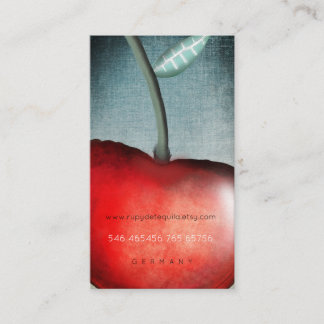 Apple Cherry Business Card Visitenkarte