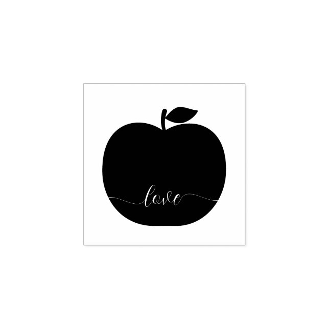 Apple Christmas Tree Ornament Gummistempel (Prägung)