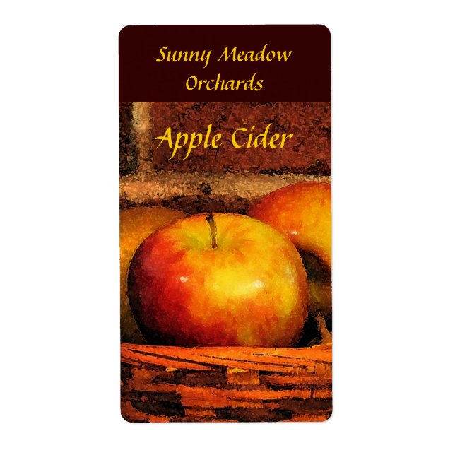 Apple Cider Labels (Vorne)