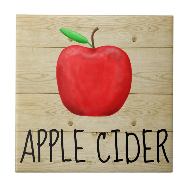Apple Cider Red Apple Fliese (Vorderseite)
