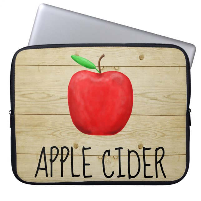 Apple Cider Red Apple Laptopschutzhülle (Vorderseite)