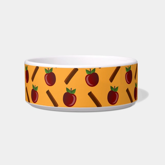 Apple Cinnamon Muster Napf (Vorderseite)