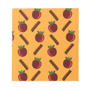 Apple Cinnamon Muster Notizblock