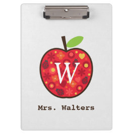 Apple des Lehrers Klemmbrett