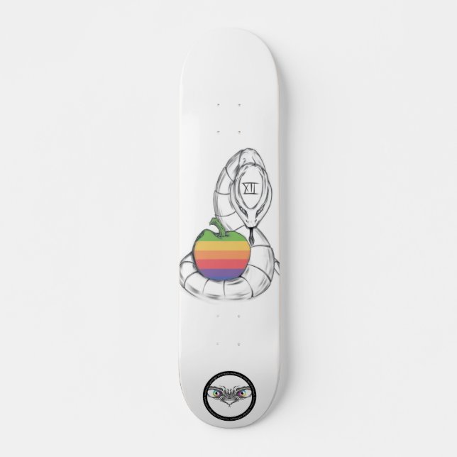 Apple design with snake skateboard (Vorne)