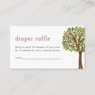 Apple Diaper Raffle Card Apple My Eye Baby Platzkarte