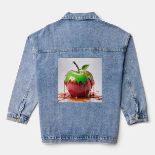 Apple Digital Art Jeansjacke