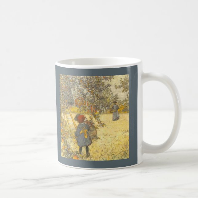 Apple ernten durch Carl Larsson Kaffeetasse (Rechts)