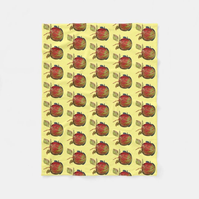 Apple Fleecedecke (Vorderseite)