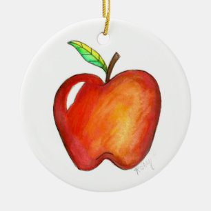 Apple for My Teacher School Bildung Class Gift Keramik Ornament