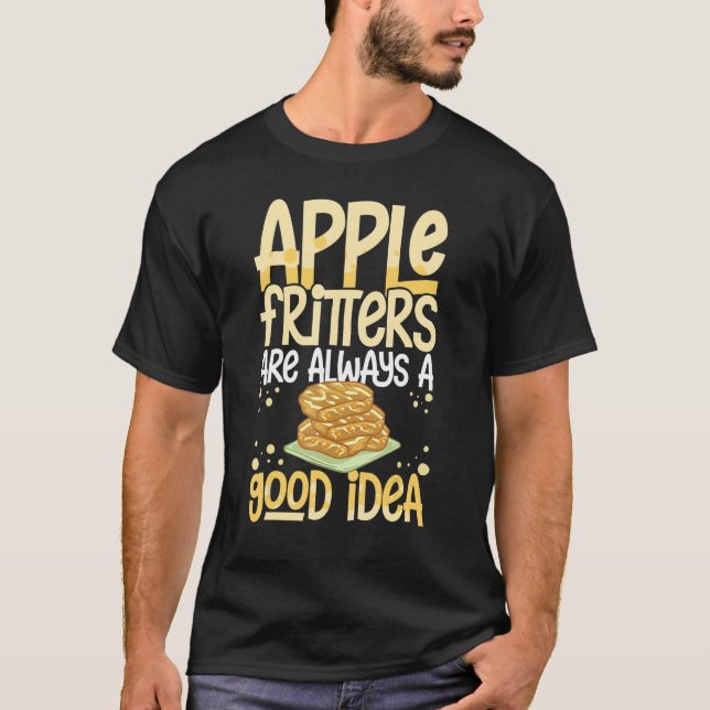 Apple Fritter Rezepte Donuts Brot glutenfreies Veg T-Shirt (Vorderseite)