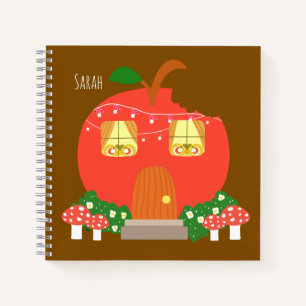 Apple Fruit Frog House Notizbuch