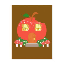 Apple Fruit Frog House