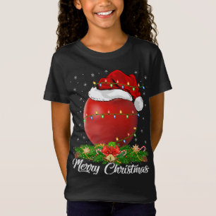 Apple Fruit Lover Matching Weihnachtsmannmütze App T-Shirt