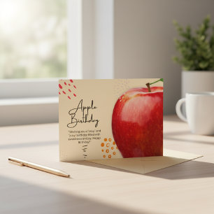 Apple Geburtstagskarte Karte