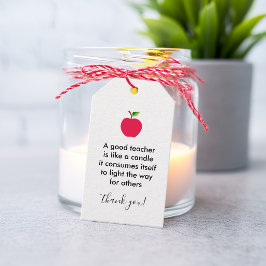 Apple Good Teachers Vielen Dank für Ihre Anerkennu Geschenkanhänger