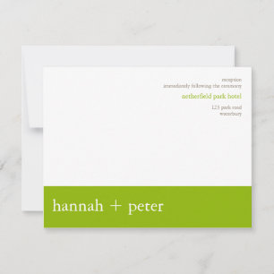 Apple Green Banner :: Empfang Einladung
