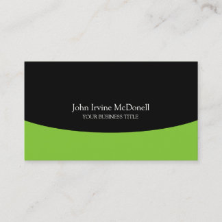 Apple Green Beruflich Business Consultant Visitenkarte