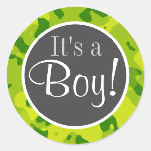 Apple Green Camouflage; Camouflage Runder Aufkleber