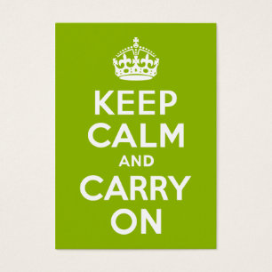 Apple Green Gardez le calme et continuez