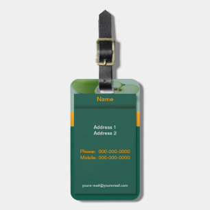 Apple Green Luggage Tag Gepäckanhänger