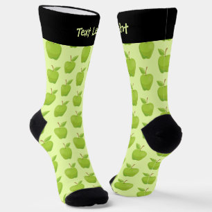 Apple Green Pattern Socks Socken