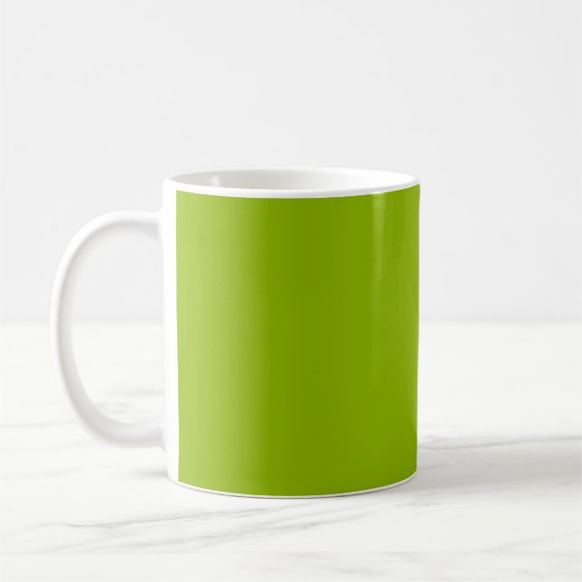 Apple Green Solid Color Kaffeetasse (Links)