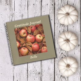 Apple Harvest Erntedank Individuelle Name Purpose Notizbuch