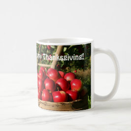 Apple Harvest Happy Thanksgiving Kaffeetasse