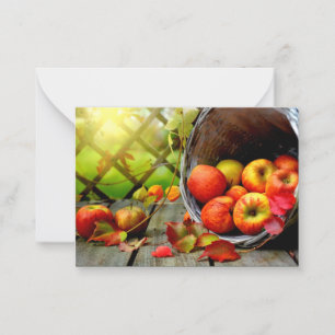 Apple Harvest Mitteilungskarte