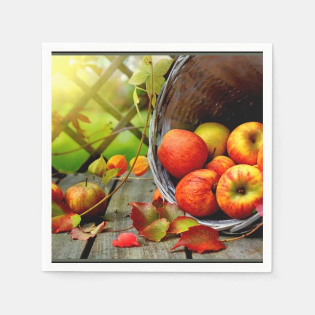 Apple Harvest Serviette (Vorderseite)