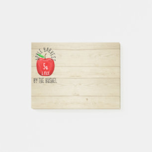 Apple Harvest Vintag Sign Post-it Klebezettel