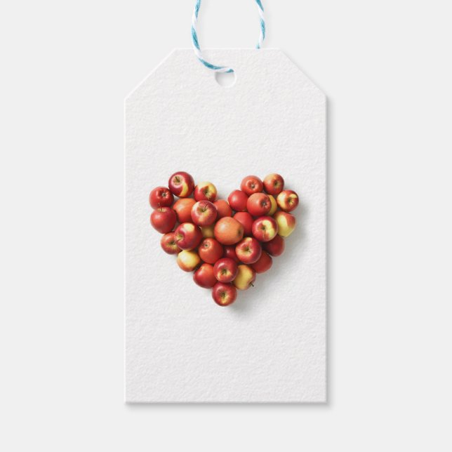 Apple Heart Geschenkanhänger (Vorderseite)