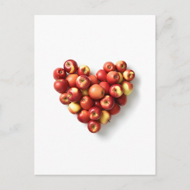Apple Heart Postkarte (Vorderseite)
