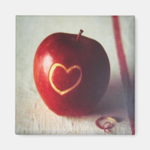 Apple-Herz-Magnet Magnet