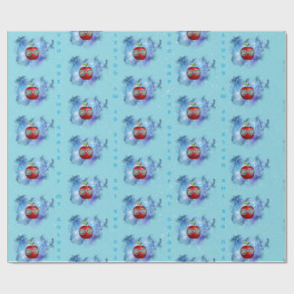 Apple in einem dankbaren Galaxy Wrapping Paper Geschenkpapier