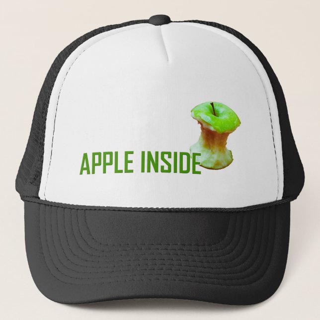 Apple Inside Truckerkappe (Vorderseite)
