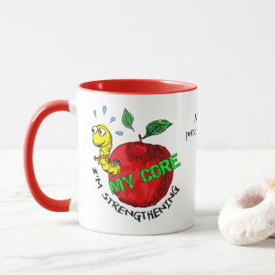 Apple-invader-benutzerdefinierte Tasse