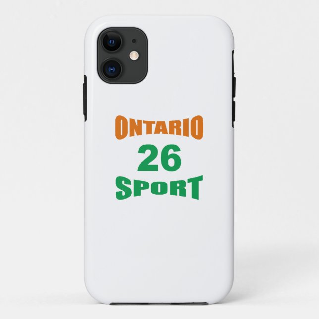 Apple iPhone11 Hülle  ONTARIO  SPORT 26 (Rückseite)
