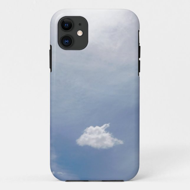 Apple iphone 11 coque bleu ciel design (Dos)