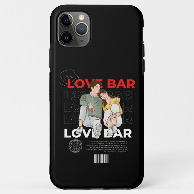Apple iPhone 11 Pro Max Liebe Bar Case-Mate iPhone Hülle (Rückseite)