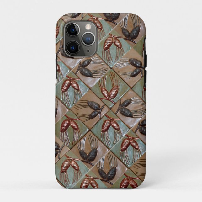 Apple iPhone 11Pro Coque pinecones impression (Dos)