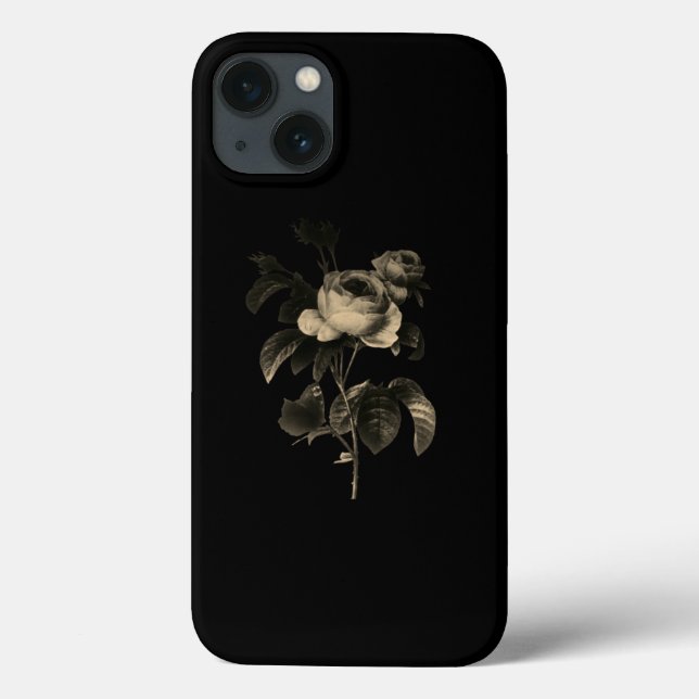 Apple iPhone 13 Hülle Rosendesign Stil  (Rückseite)