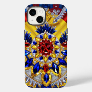 Apple iPhone 14 Case-Mate Rumänische Farben Case-Mate iPhone 14 Hülle