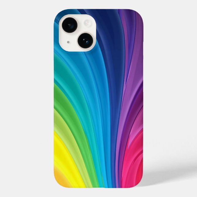 Apple iPhone 14 Case-Rainbow Case-Mate iPhone 14 Hülle (Rückseite)
