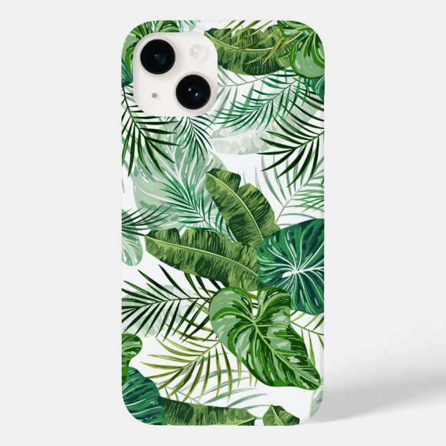 Apple iPhone 14 Case-Tropical Palm Case-Mate iPhone 14 Hülle (Rückseite)