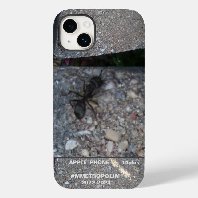 APPLE iPhone 14 plus FALL /#MMETROPOLIM DESIGN Case-Mate iPhone 14 Plus Hülle (Rückseite)
