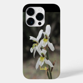 Apple iPhone 14 PRO Coque Orchidée blanche
