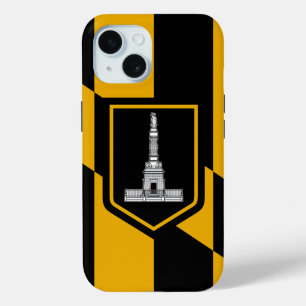 Apple iPhone 15 Case-Mate mit Baltimore-Flagge Hülle