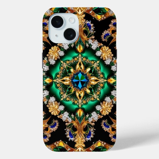 Apple iPhone 15 Case-Mate mit brasilianischen Farb Hülle (Rückseite)